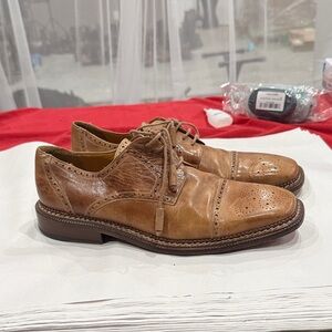 Mezlan Tan Leather Oxfords